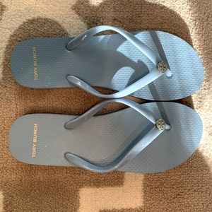 TORY BURCH flip flops blue
